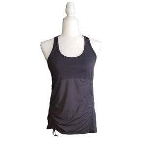 :::SOLD::: Fabletics Cashel grey scrunch racerback tank Small